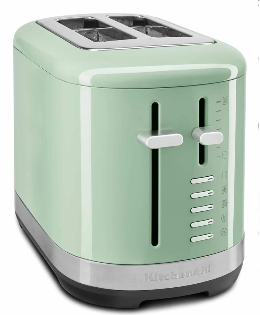 KitchenAid KMT2109BM 2-Slice Toaster with Extra Wide Slots, Black Matte Finish, Automatic Bread Toaster for Even Browning
