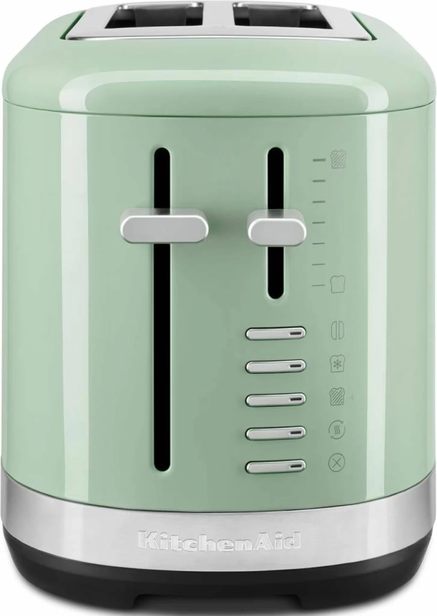 KitchenAid KMT2109BM 2-Slice Toaster with Extra Wide Slots, Black Matte Finish, Automatic Bread Toaster for Even Browning