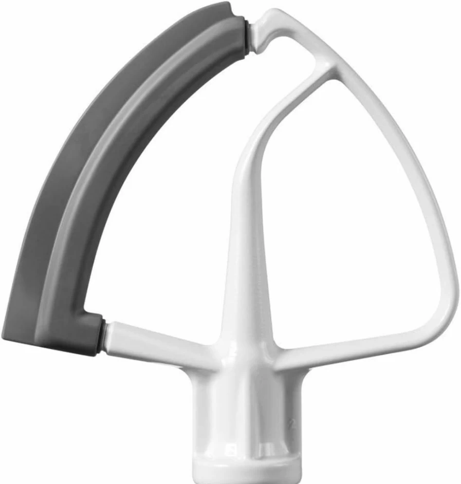 KitchenAid KFE5T Tilt-Head Stand Mixer Flex Edge Beater Attachment - Compatible with KitchenAid Mixers - White
